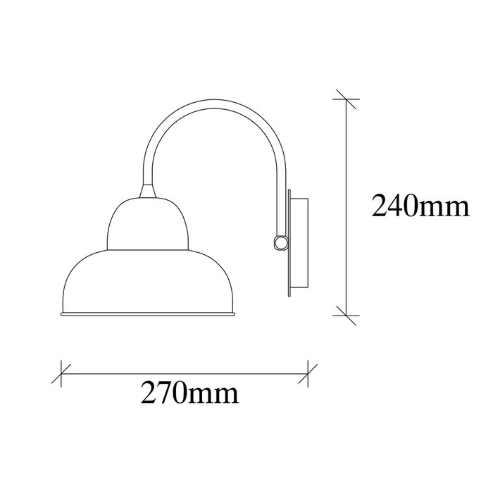 Opviq Aplique de Pared Escandinavo Dorado Opviq Aplique de Pared Escandinavo Dorado